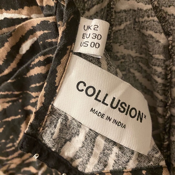 ASOS Collusion Animal Print Romper - Picture 5 of 5